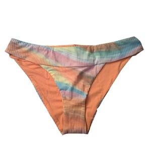 Isabella Rose Maui Bikini Bottom Pastel Multi L Beach Resort Vacation Pool NWT